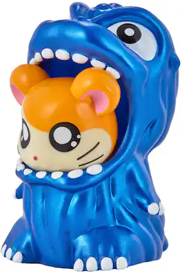 Bandai - Godzilla x Hamtaro - Movie Monster Series - GODZIHAM-KUN Metallic Blue Figure - Collectibles - Multicolor