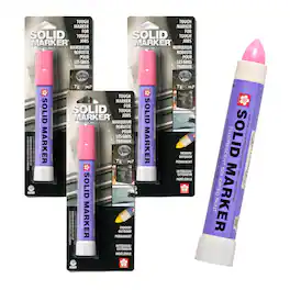 Sakura - Solid Paint Markers, Fluorescent Pink, 3 Pack