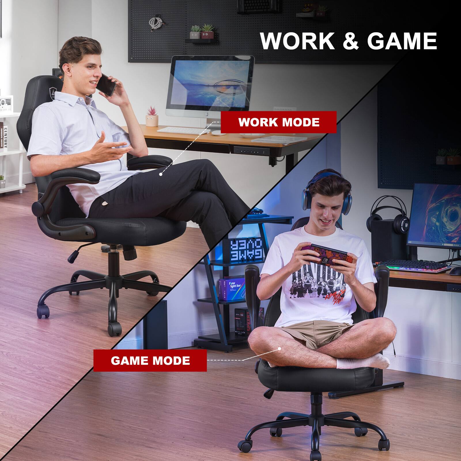 WORK & GAME
WORK MODE
GAME MODE