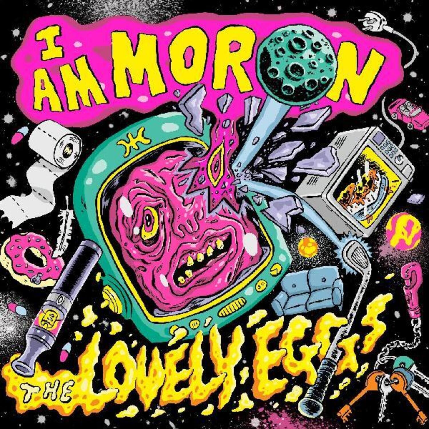 The Lovely Eggs - I Am Moron   - VINYL LP price history on PriceWatchPro