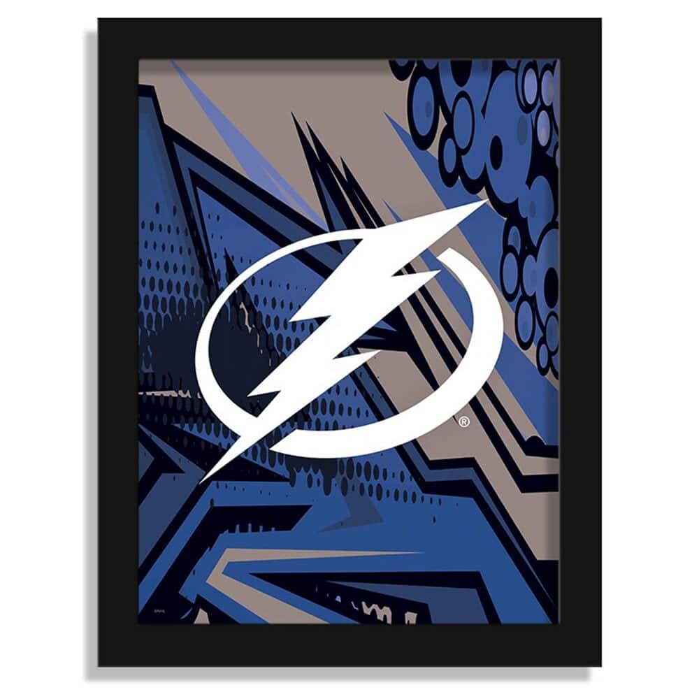 "Fan Creations - Tampa Bay Lightning 12"" x 16"" Team Comic Framed Art Print - Multicolor" price history on PriceWatchPro
