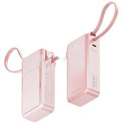 Front. ReelCharge - ReelCharge ReFlextion 10000mAh 45W Power Bank (Pink).