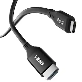 Neewer - PS012 35cm USB-C to HDMI 2.0 4K Cable - Black