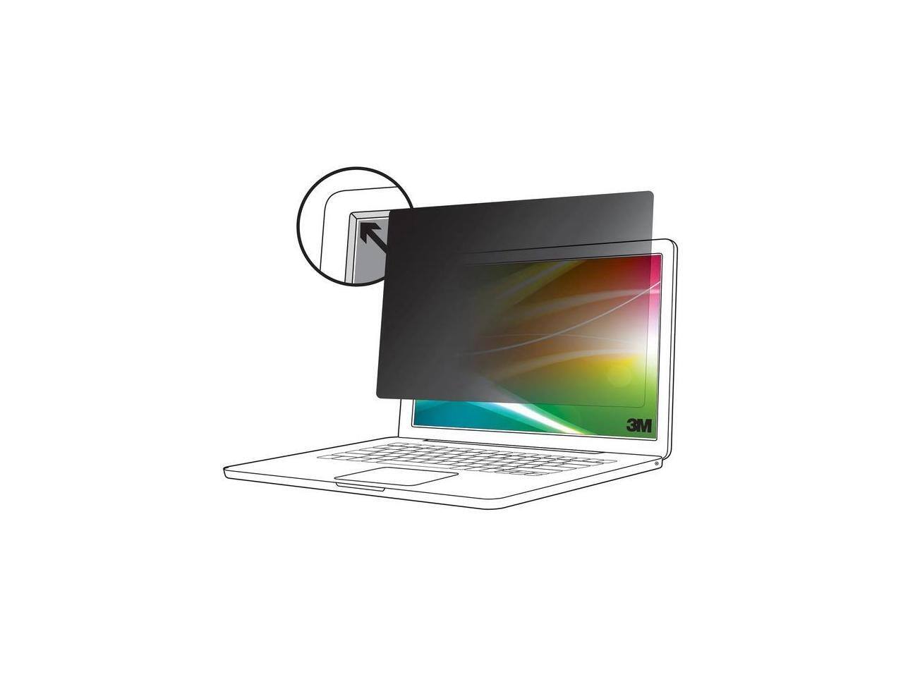 Alt View 2. 3M - 3M Privacy Filter for 14in Laptop, 16:10 - Scratch & Fingerprint Resistant, Anti-Glare - false.