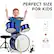 PERFECT SIZE FOR KIDS
Sized for kids to learn a new instrument while building hand-eye coordination
29" Perfect For Kids
Hand-Eye Coordination