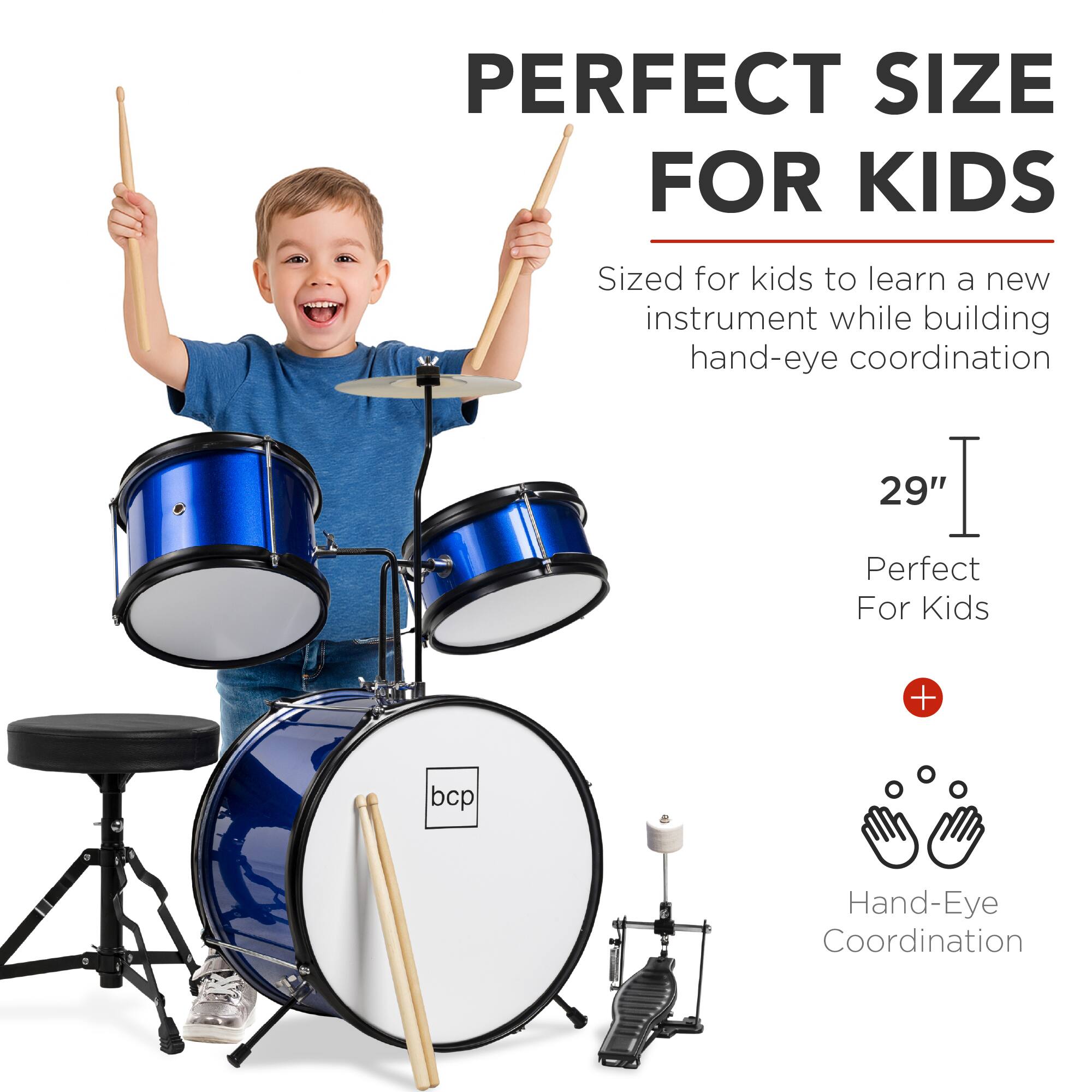 PERFECT SIZE FOR KIDS

Sized for kids to learn a new instrument while building hand-eye coordination

29" Perfect For Kids

Hand-Eye Coordination