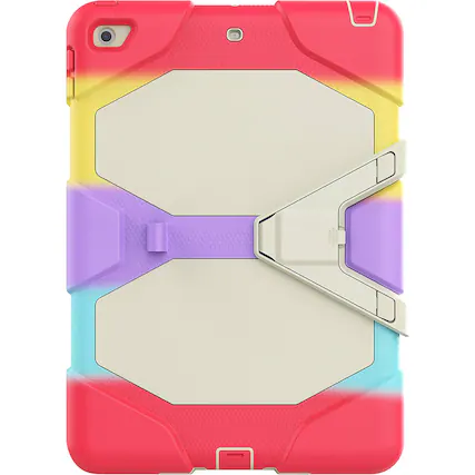 Front. SaharaCase - SpLaSh Series Case for Apple iPad 10.2 (7th, 8th and 9th Gen 2021) - Red.