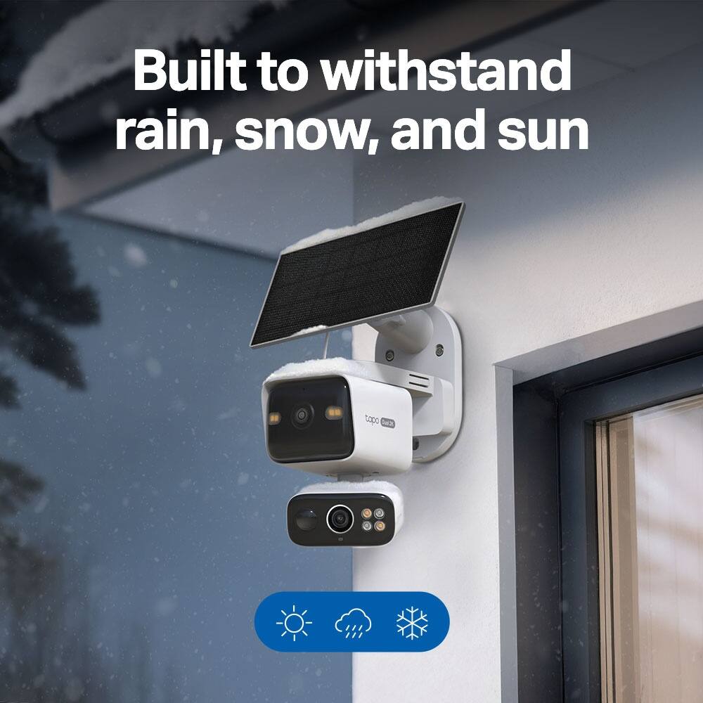 Built to withstand rain, snow, and sun