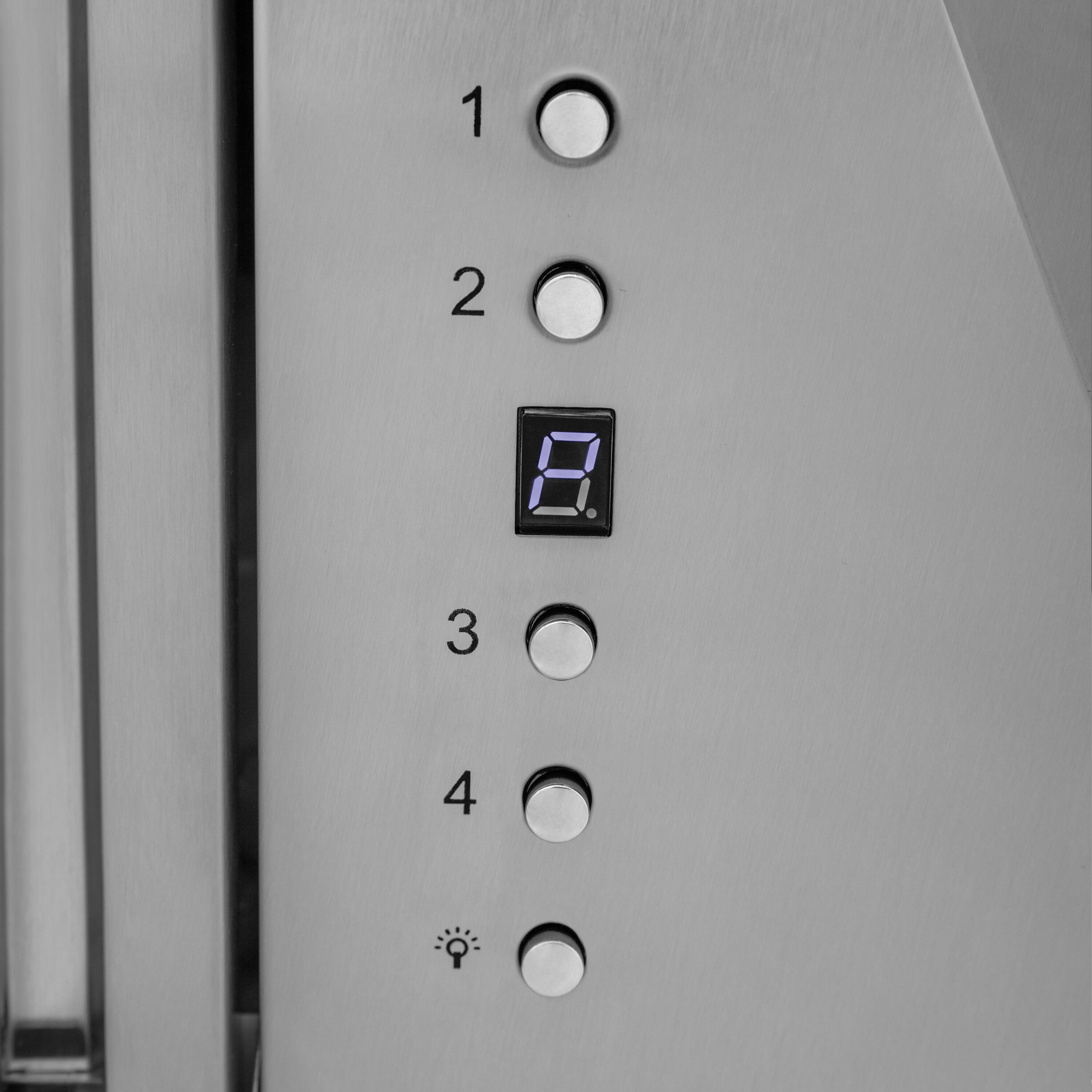 Alt View 4. ZLINE - Professional 48" Externally Vented Range Hood - Stainless steel.