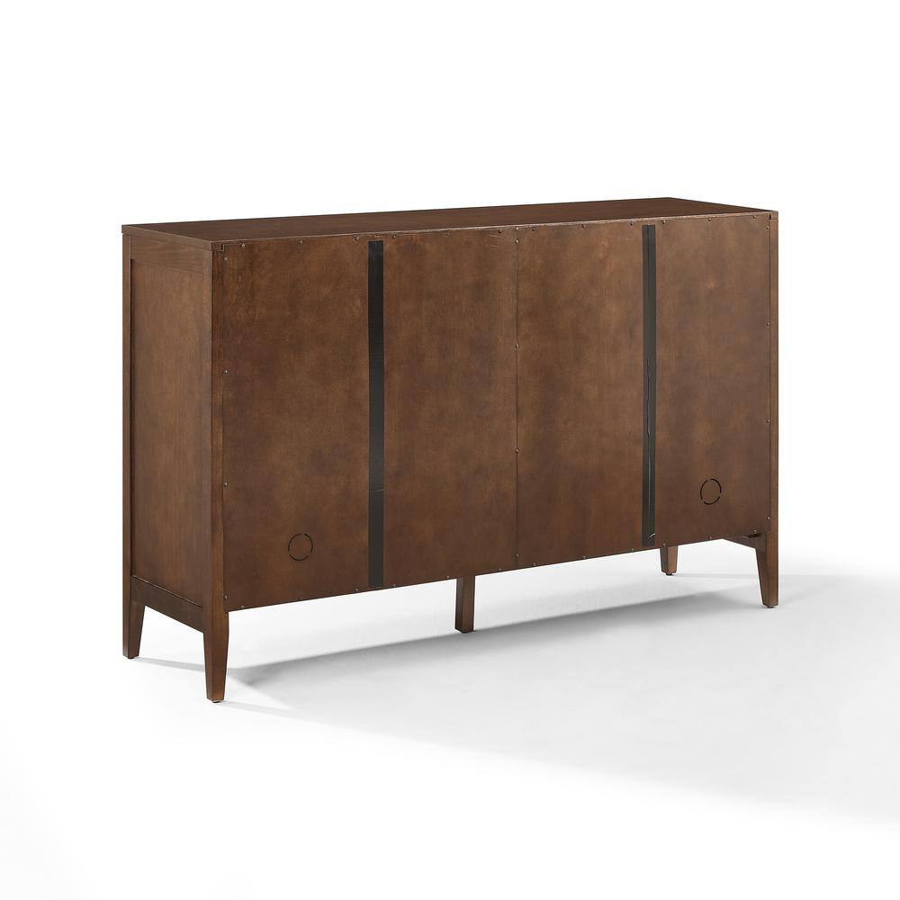 Alt View 1. Crosley Furniture - Milo Sideboard - Dark Brown.