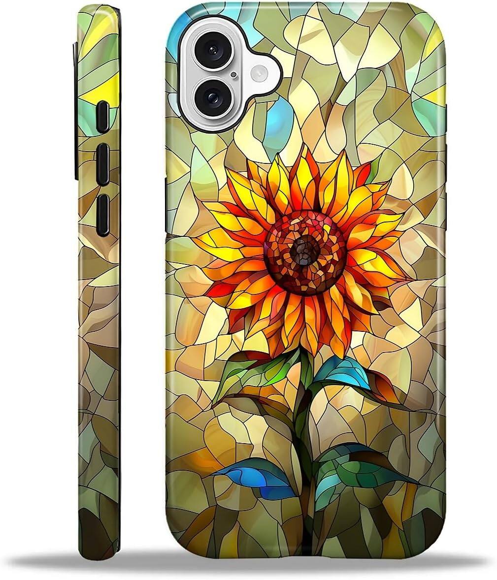 Stained Glass Sunflower