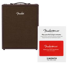 Fender - Acoustic SFX II Amplifier, Dark Brown, 120V with Play 3 Month Prepaid Card