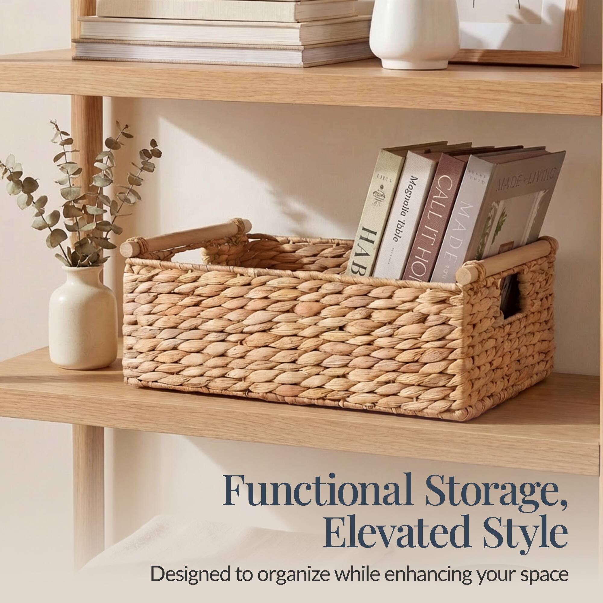 Functional Storage, Elevated Style  
Designed to organize while enhancing your space