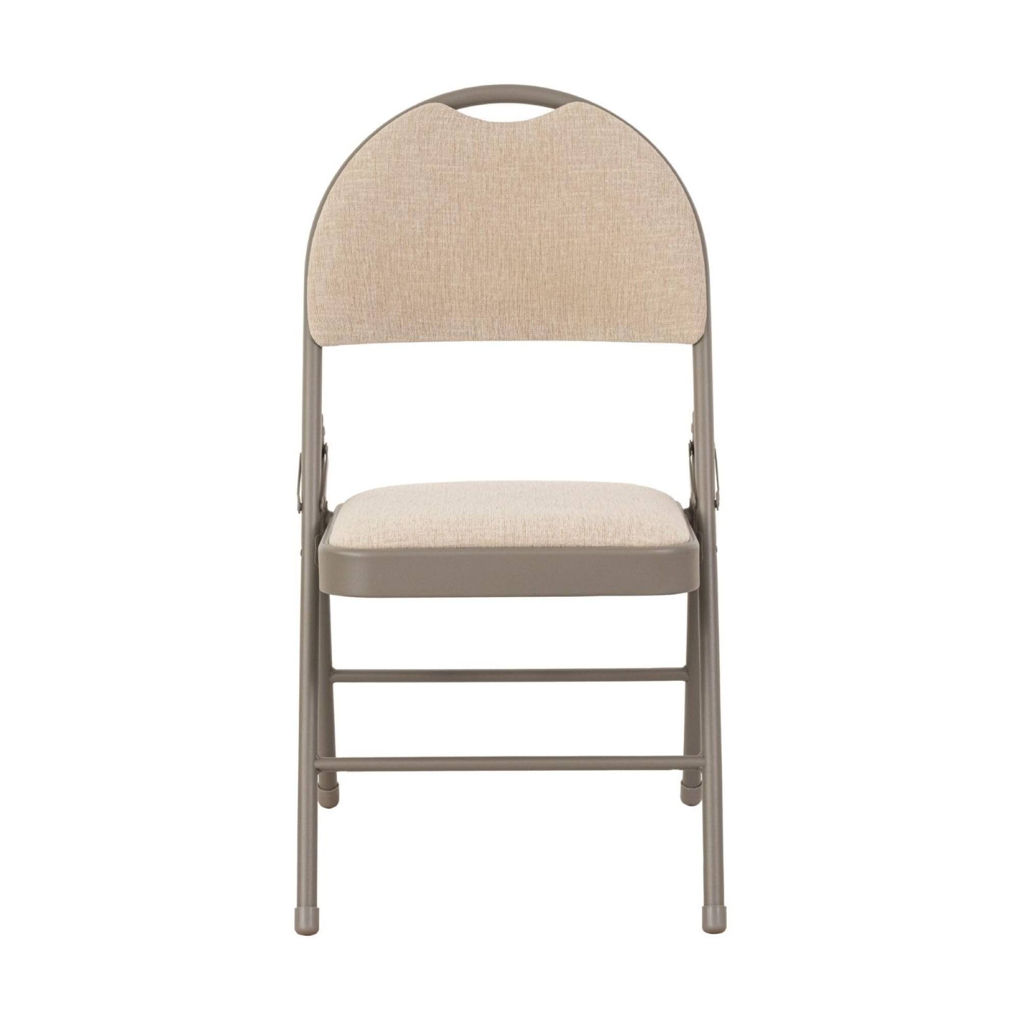 Alt View 7. Sudden Comfort - Sudden Comfort Set of 4 Double Padded Steel High Back Folding Chairs, Chicory - Chicory.