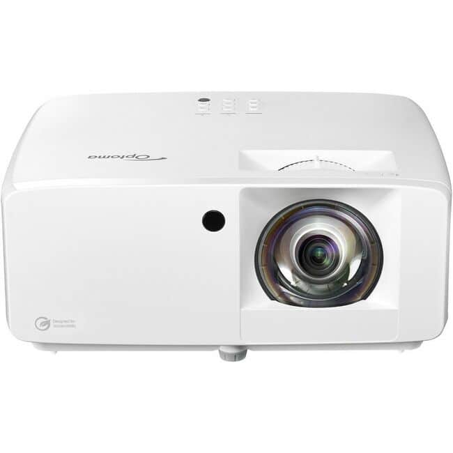 Optoma - ZH400ST 3D Ready Short Throw DLP Projector - 16:9 - Wall Mountable - High Dynamic Range (HDR) - Front - 1080p - Unknown