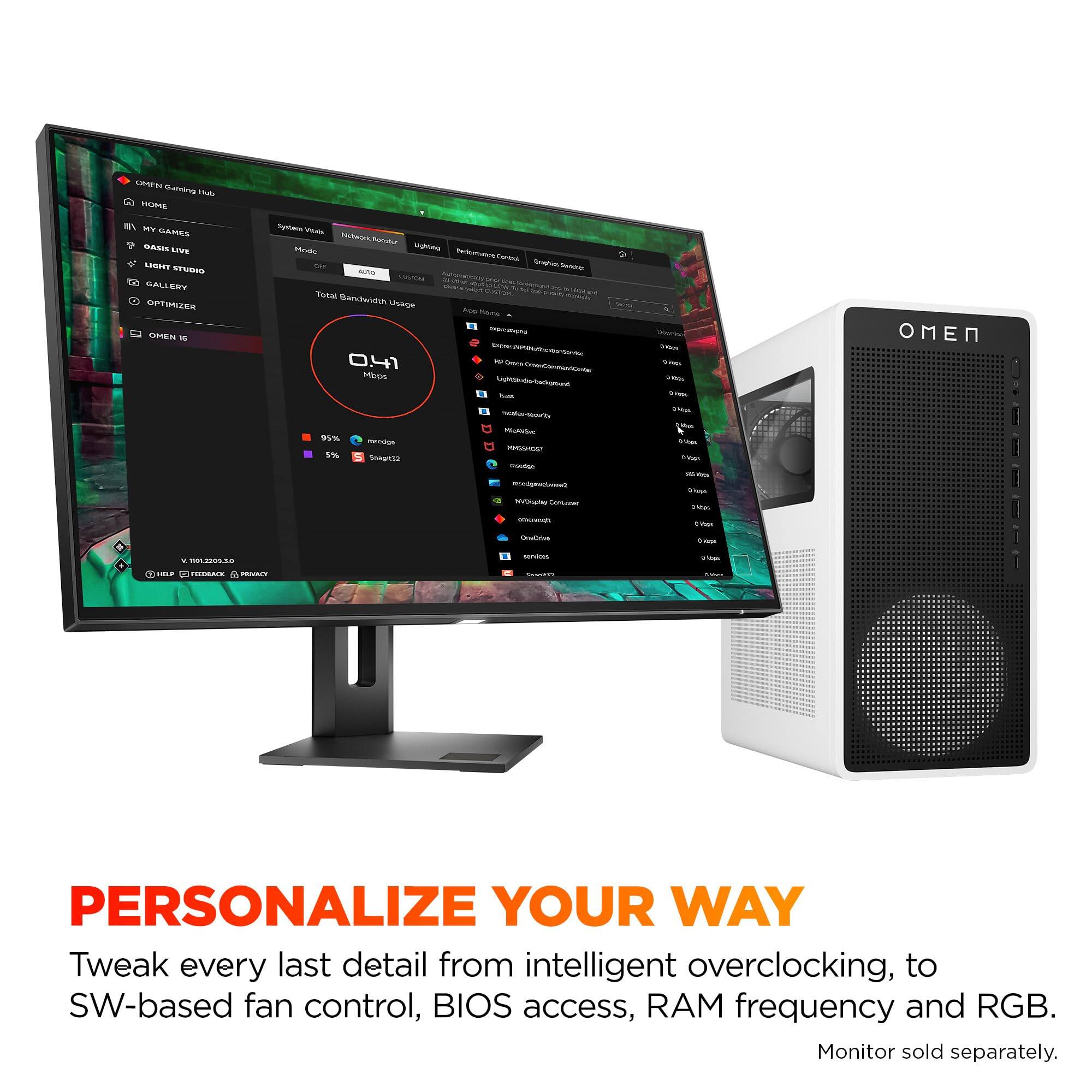 PERSONALIZE YOUR WAY

Tweak every last detail from intelligent overclocking, to SW-based fan control, BIOS access, RAM frequency and RGB.

Monitor sold separately.