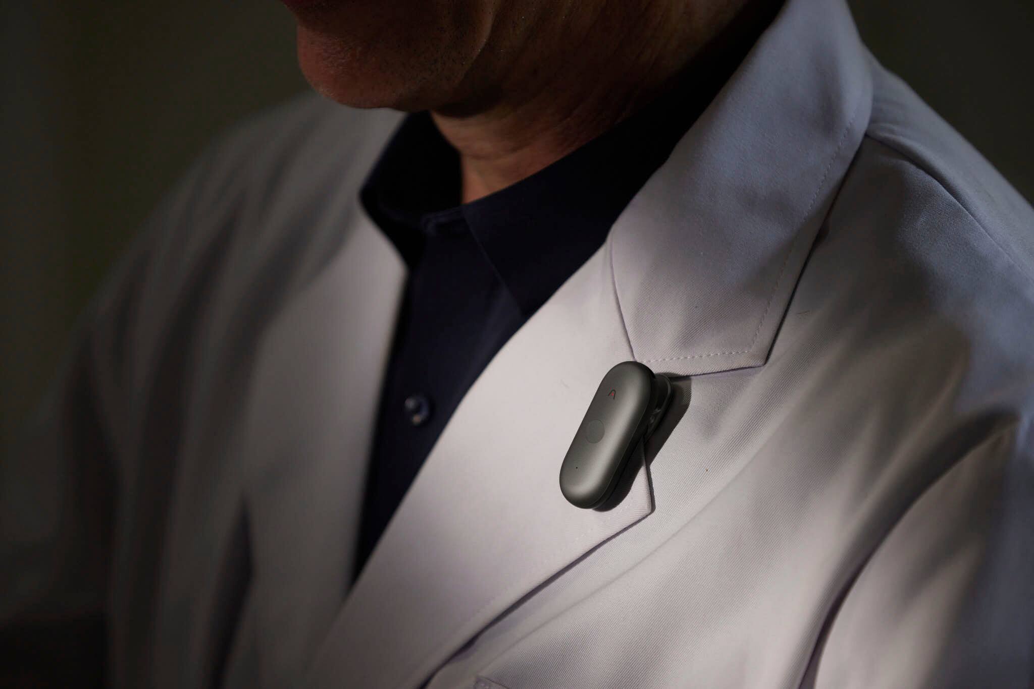 Alt View 12. PLAUD - NotePin S Smart AI Voice/Audio Recorder - Black.