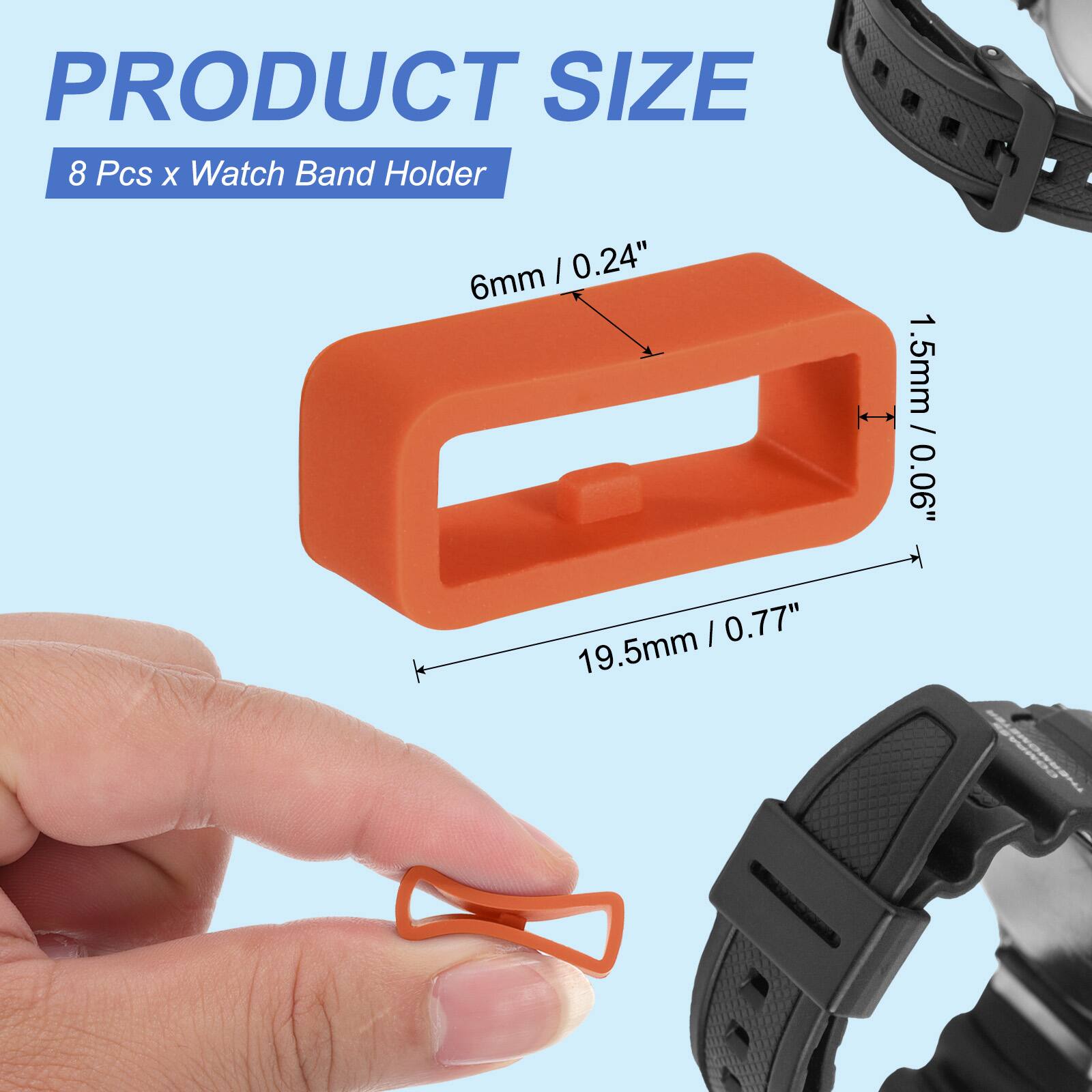 PRODUCT SIZE  
8 Pcs x Watch Band Holder  
6mm / 0.24"  
1.5mm / 0.06"  
19.5mm / 0.77"