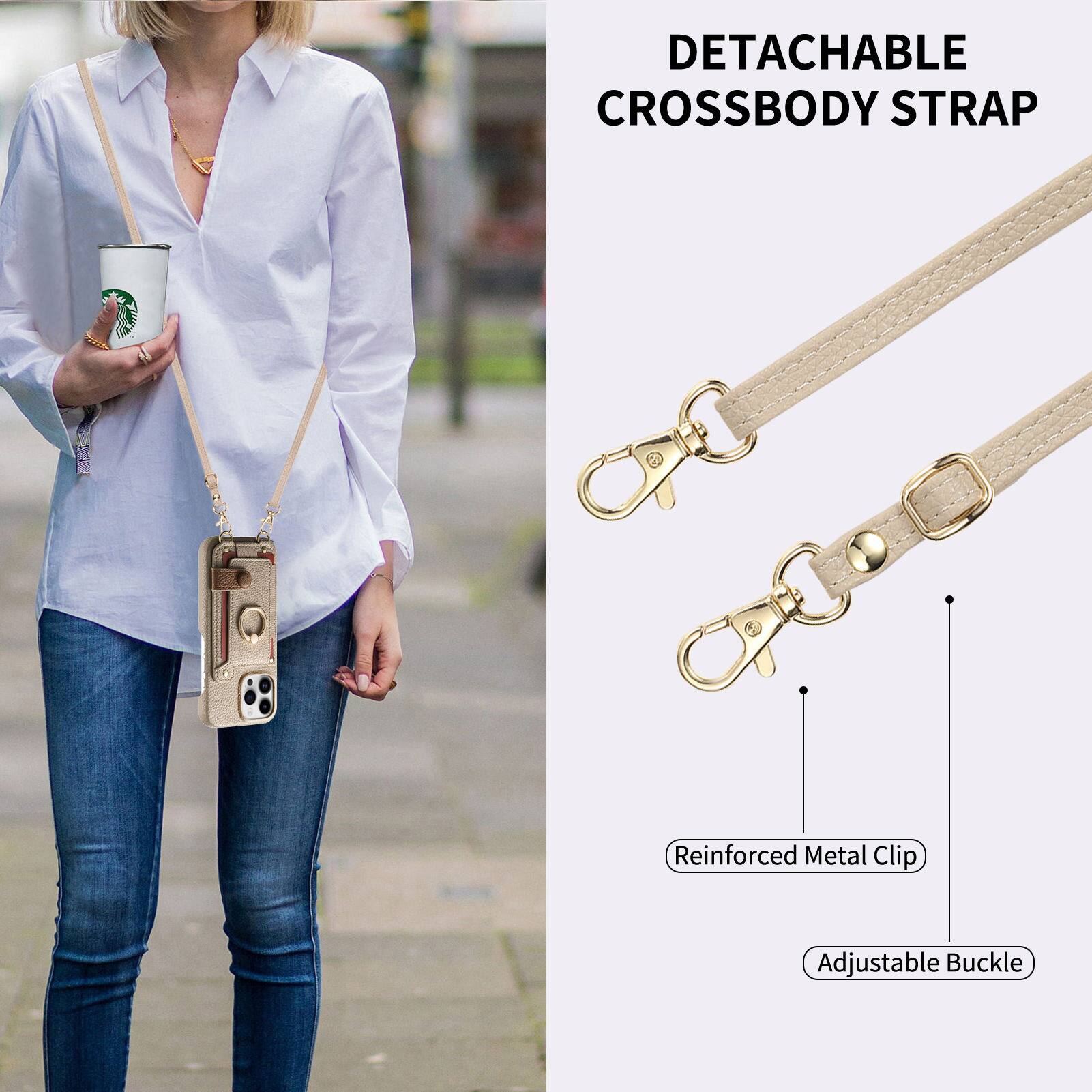 DETACHABLE CROSSBODY STRAP

Reinforced Metal Clip

Adjustable Buckle