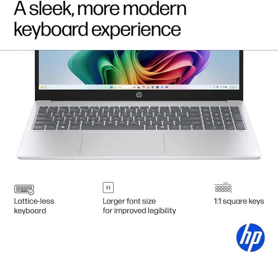 A sleek, more modern keyboard experience

Lattice-less keyboard
Larger font size for improved legibility
1:1 square keys