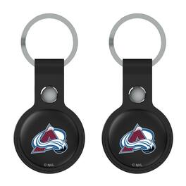 Keyscaper - Colorado Avalanche Two-Pack AirTag Holders - No Size - Black