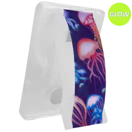 LoveHandle - PRO for MagSafe Universal Magnetic Wallet, Phone Grip & Kickstand with Adapter Ring - Glow - Flow State Glow