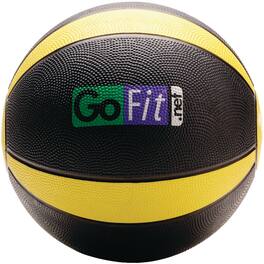 GoFit - Medicine Ball 10 Lbs - Yellow
