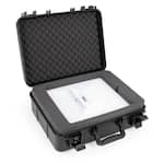 CASEMATIX - Hard Case for Starlink Mini Kit AC Dual Band Wi-Fi System and Accessories - Black