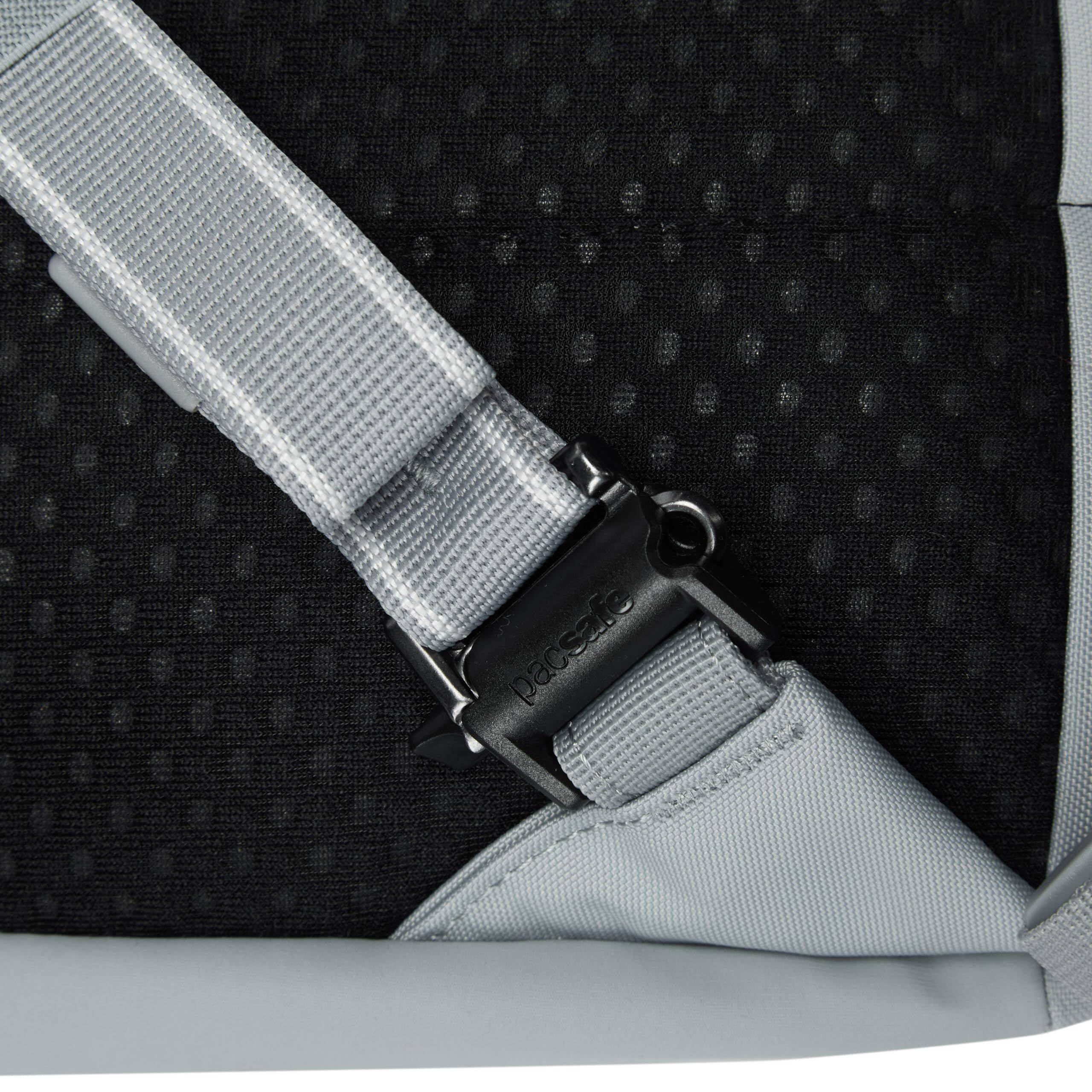 Alt View 3. Pacsafe - V 12L Tech Backpack - Digital Gray.