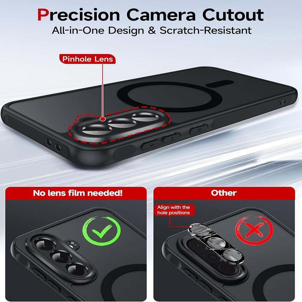 Precision Camera Cutout  
All-in-One Design & Scratch-Resistant  

Pinhole Lens  

No lens film needed!  

Other  
Align with the hole positions
