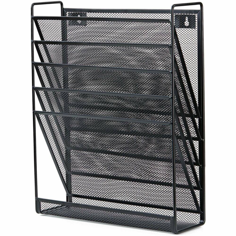 Lorell 5 Pocket Wall File 5 Pockets Black Steel Mesh 1 Each - Best Buy