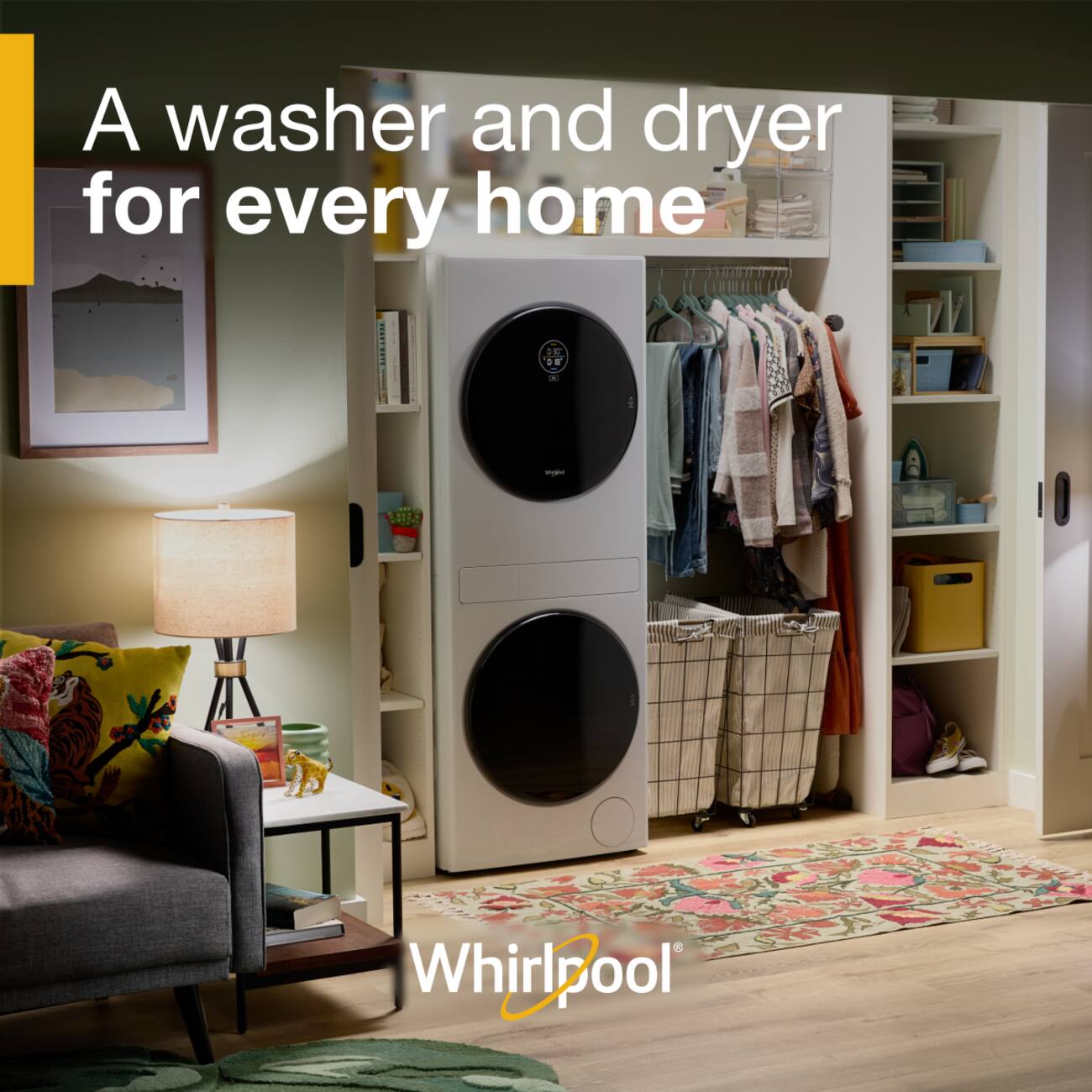 A washer and dryer for every home

Whirlpool