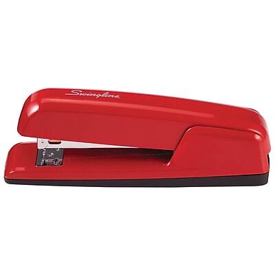 Front. Swingline - Desktop Stapler, 25 Sheets Capacity, Red - Red.
