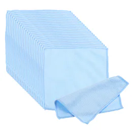 Unique Bargains - Glasses Cleaning Cloth 5.8"x5.8", 24pcs Polishing Cloth for Lens, Eyeglasses, Screens - Blue