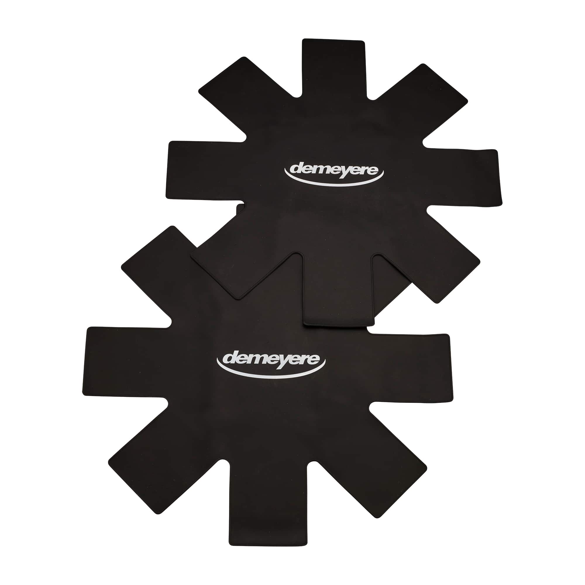 Demeyere - Silicone Pan Protectors - Set of 2 - Black