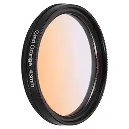 Unique Bargains - 43mm Graduated Color Filter, Scratch Optical Resin Circular Screw-in Color Correcting for Photography