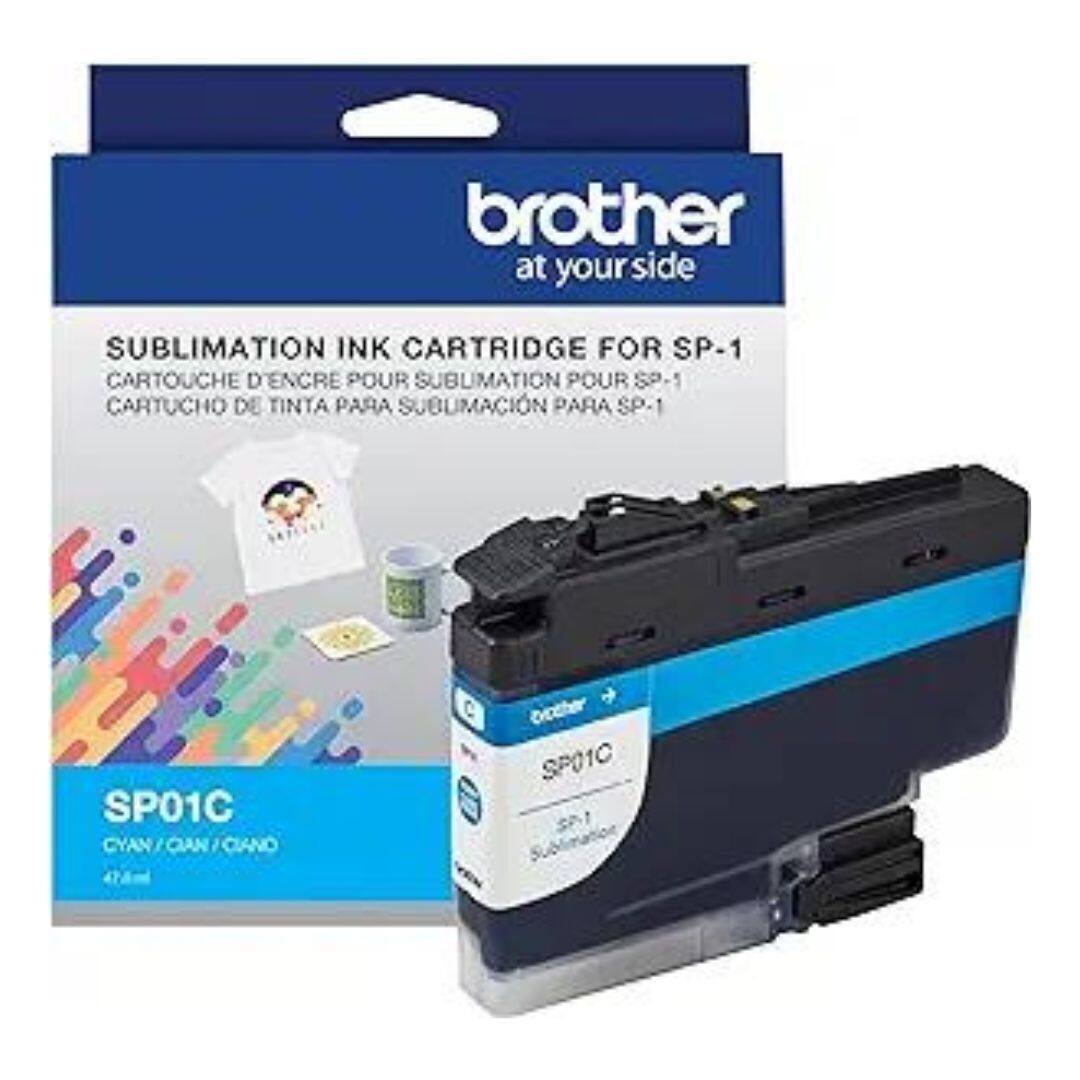 Brother at your side SUBLIMATION INK CARTRIDGE FOR SP-1 CARTOUCHE D'ENCRE POUR SUBLMATION POUR SP-1 CARTUCHO DE TINTA PARA SUBIMACION PARA SP-1 SP01C CYAN / CIAN / CIAN