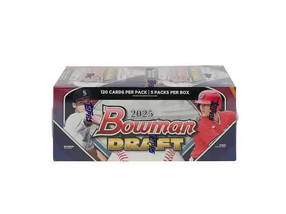 Bowman Draft 2025
120 Cards Per Pack | 5 Packs Per Box