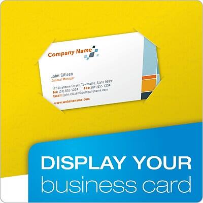 **Company Name**

**John Citizen**  
General Manager  
123 Anyname Street, Townsville, State 9999  
Tel: (01) 555 555 1234  
Fax: (01) 555 555 1234  
Email: john.crisie@companyname.com  
Website: www.websitename.com  

**DISPLAY YOUR business card**