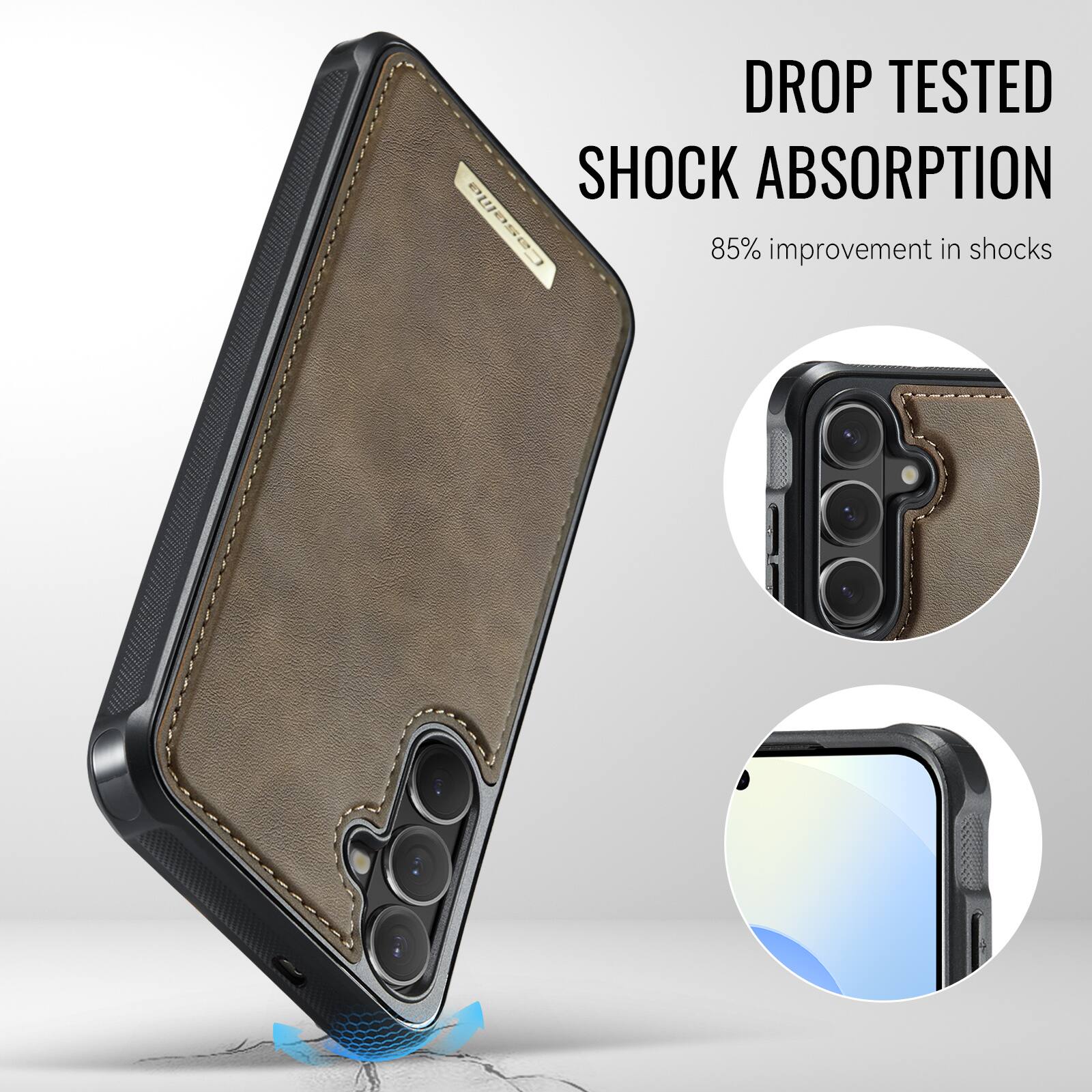 DROP TESTED SHOCK ABSORPTION  
85% improvement in shocks