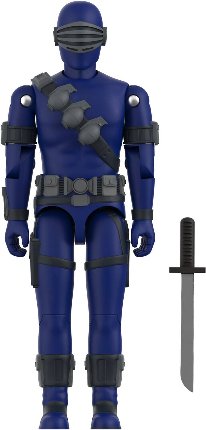 Alt View 4. Super7 - Super7 - G.I. Joe - ReAction+ Wv03 (Cartoon) - Snake Eyes (Cartoon)   - Collectibles - Multicolor.