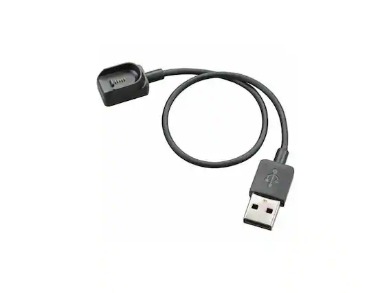 Front. HP - HP 85T36AA#ABA Voyager Legend AC Power Charging Cable-US for Headset - Black - Black.