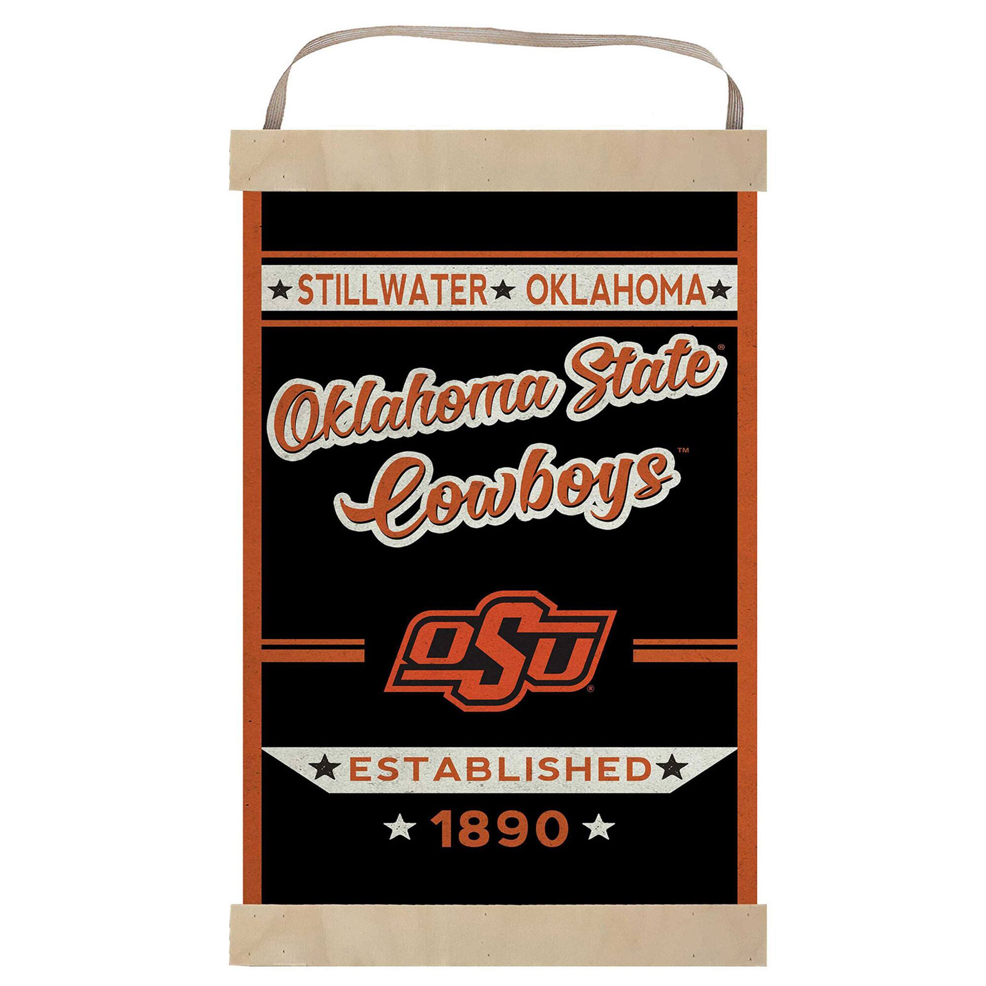 STILLWATER OKLAHOMA  
Oklahoma State Cowboys  
OSU  
ESTABLISHED 1890
