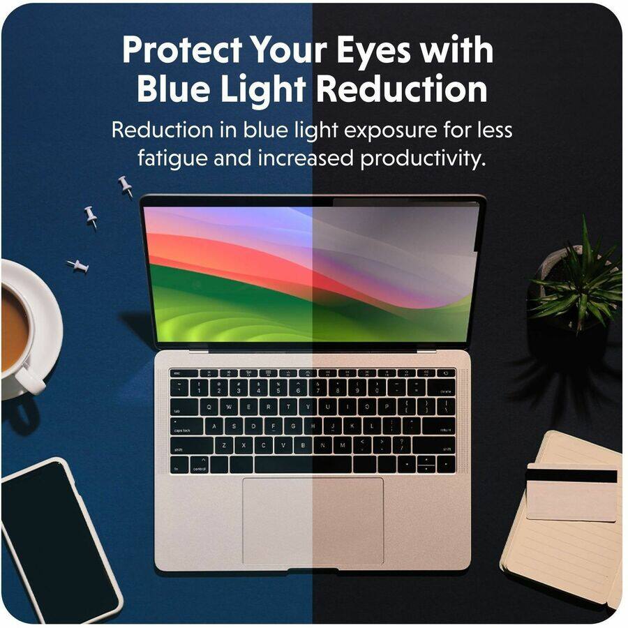 Protect Your Eyes with Blue Light Reduction

Reduction in blue light exposure for less fatigue and increased productivity.