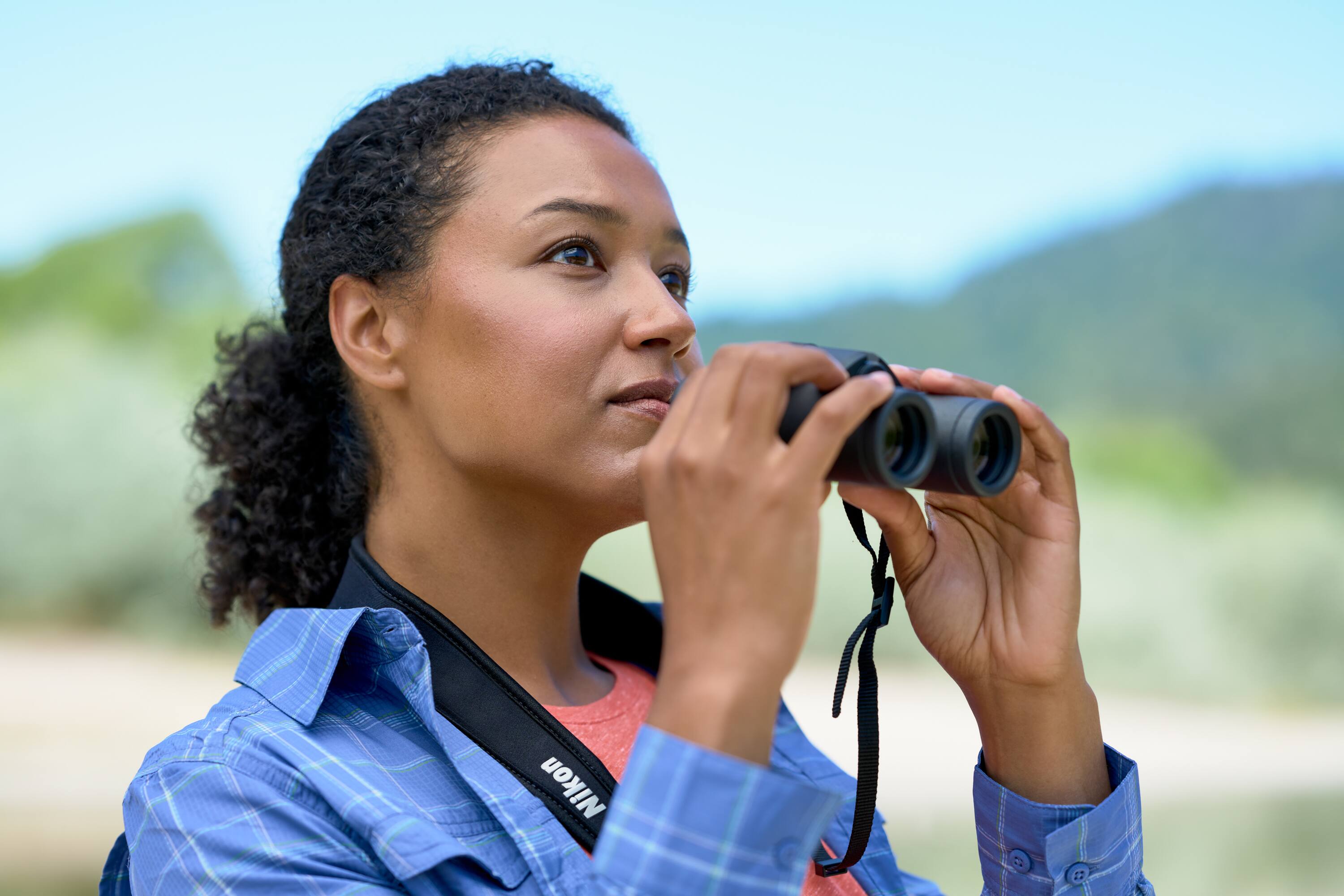 Alt View 1. Nikon - Monarch M7 10X42 Binocular - Black.