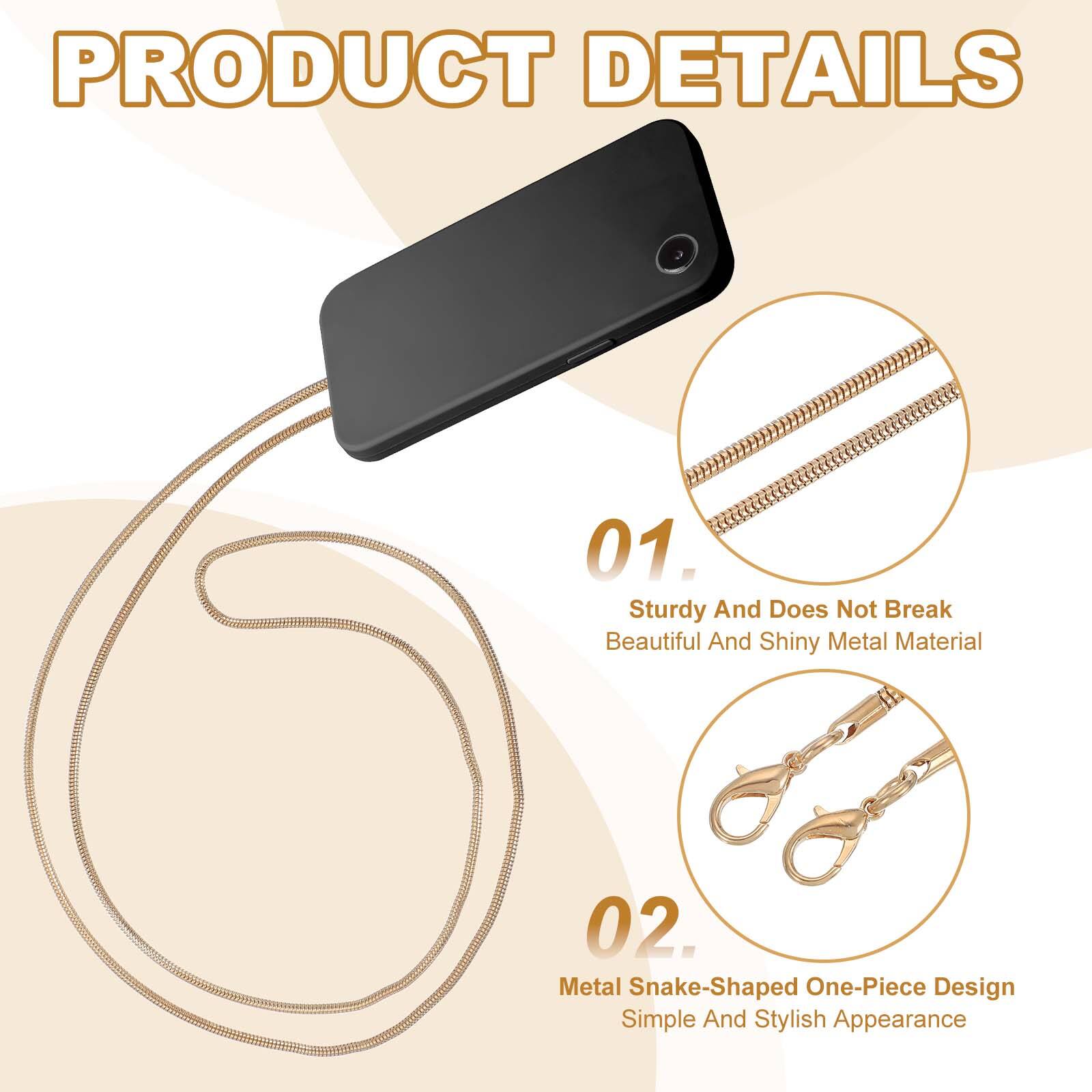 PRODUCT DETAILS

01. Sturdy And Does Not Break  
Beautiful And Shiny Metal Material

02. Metal Snake-Shaped One-Piece Design  
Simple And Stylish Appearance