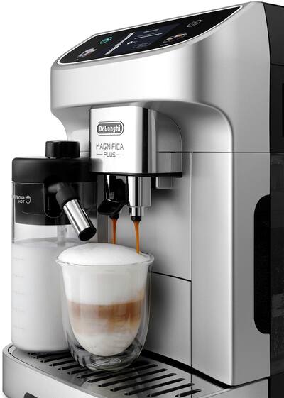 De'Longhi Magnifica Plus Fully Automatic Espresso Machine Silver De'Longhi Magnifica Plus Fully Automatic Espresso Machine Silver