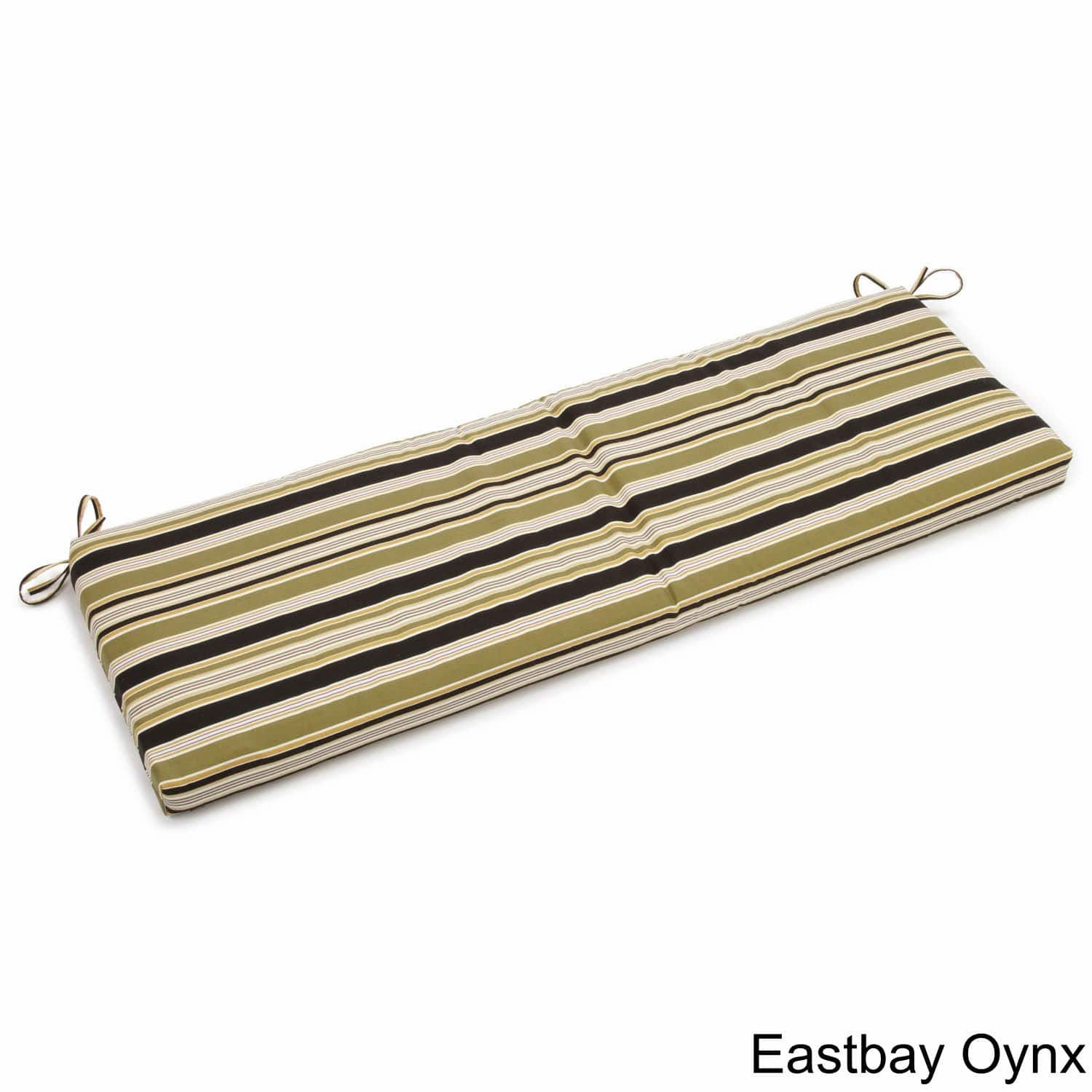 Blazing Needles - 63-inch by 19-inch Spun Polyester Bench Cushion - Eastbay Onyx price history on PriceWatchPro