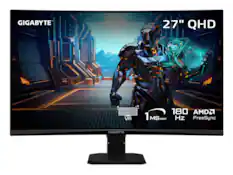 GIGABYTE 27" QHD VA 180Hz AMD FreeSync 1ms MPRT