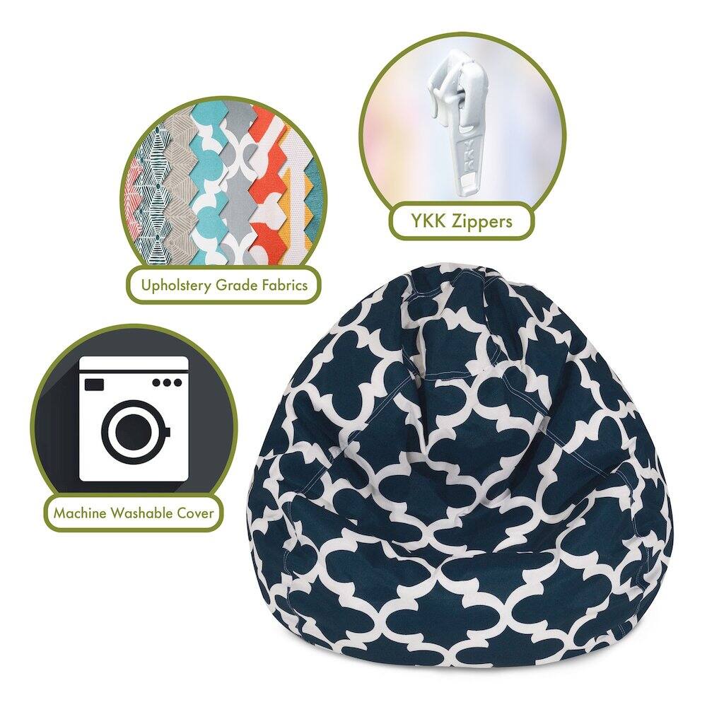 - Upholstery Grade Fabrics
- YKK Zippers
- Machine Washable Cover